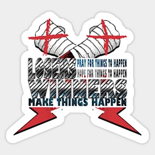 CM PUNK MAKE THINGS HAPPEN Sticker